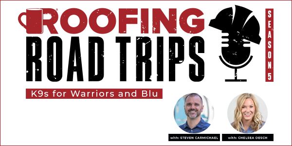 RoofCoffeeShop's tweet image. Join us for this week's #RoofingRoadTrips as we welcome Chelsea Oesch &amp;amp; Steven Carmichael - K-9s for Warriors &amp;amp; Blu

Listen Today
rooferscoffeeshop.com/post/chelsea-o…

#TRIBUILT #BeaconRoofingSupply #RoofersCoffeeShop #RoofingPodcasts #RoofingProfessionals #RoofingContractors #RoofingIndustry