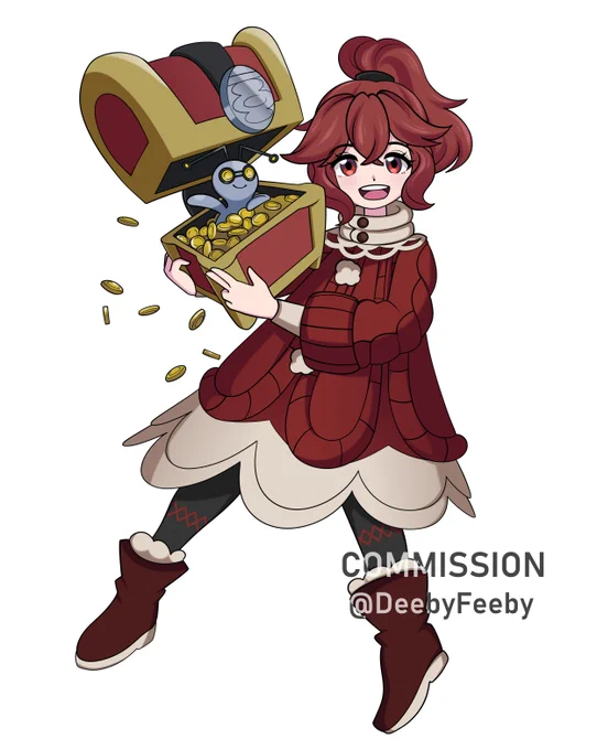 Anna and Gimmighoul for  #FEEngage