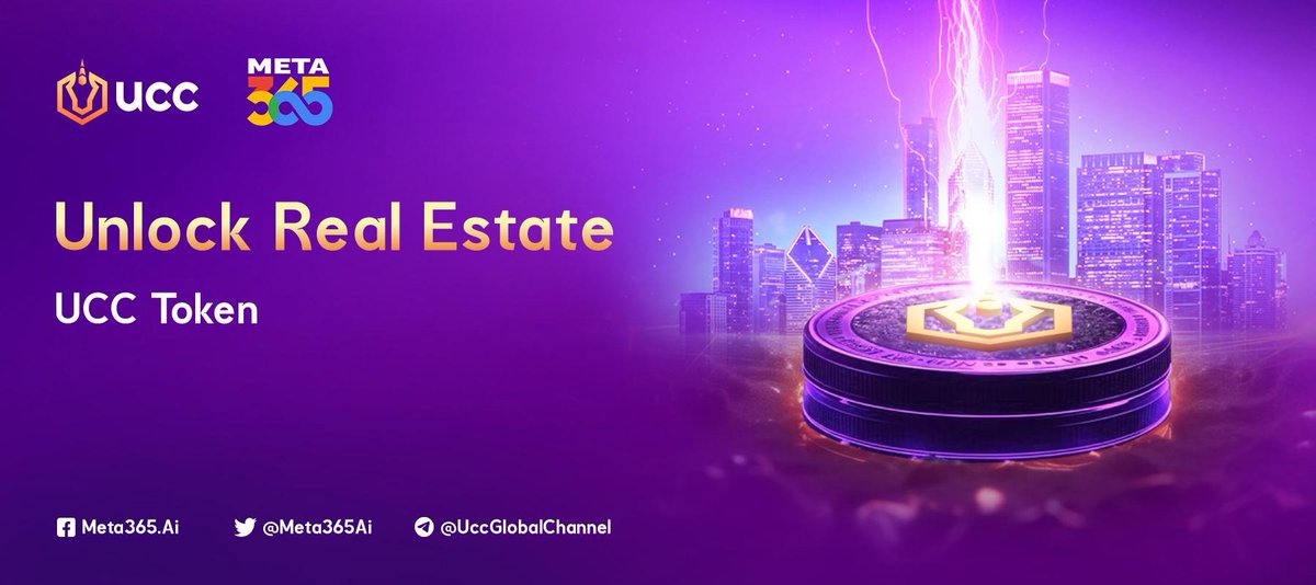 Vestiiofficial's tweet photo. 🚀 Open the door to boundless real estate opportunities with $UCC Token from META365! 

Your ticket to a world of property possibilities awaits. Shape your real estate future in a way you've never imagined! 🔑🌆 

Own $UCC now: https://t.co/Oic6ImTKR9

#META365 #UCCtoken #RealEstateRevolution