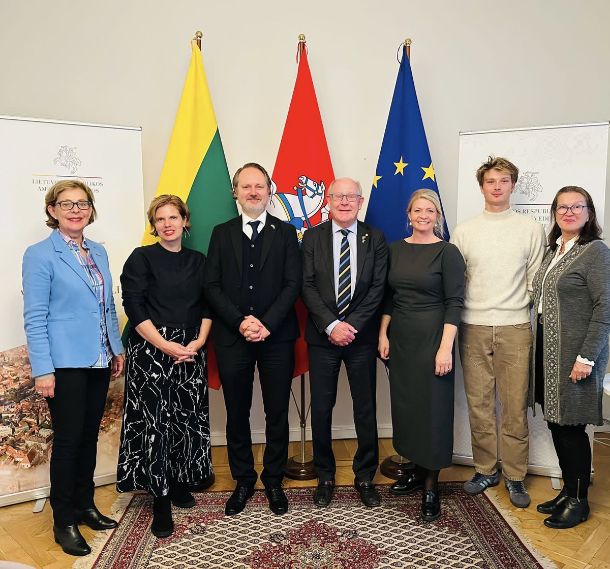 Honoured to receive 🇸🇪🇱🇹 Cooperation Fund Board members, who are giving life to joint 🇱🇹🇸🇪 projects in cultural, human rights & innovation areas. 🇱🇹 Embassy is & will remain close partner in building Lithuanian-Swedish relations w main focus in fostering people2people contacts!