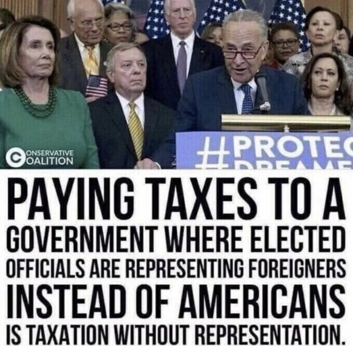 JakeCan72's tweet image. #taxationwithoutrepresentation

End the endless