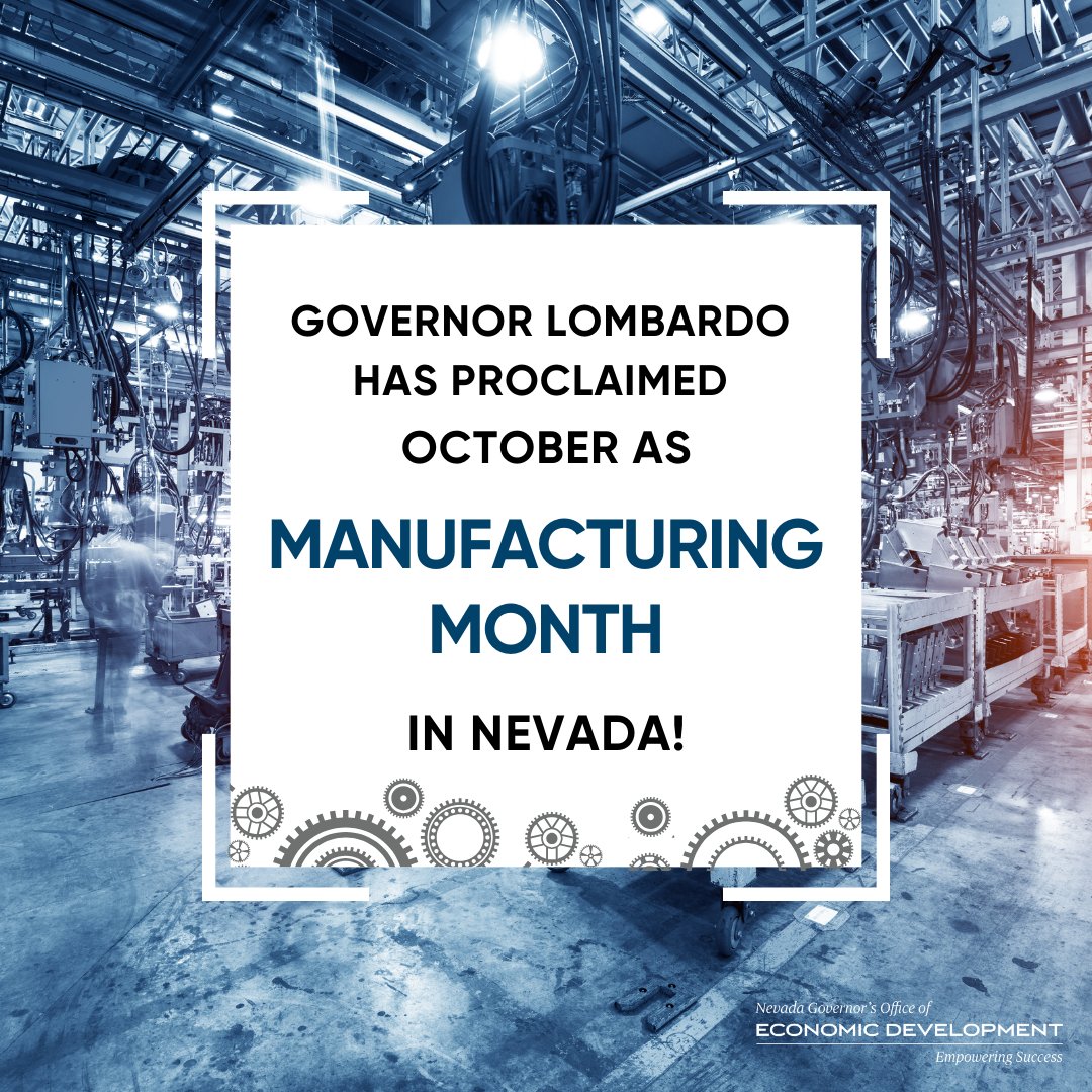 Did you know manufacturing contributes almost $10 billion to Nevada’s GDP?  The largest manufacturing sectors in 2022 were miscellaneous manufacturing ($2.4B), electrical equipment/components ($1.6B), food/beverage  ($1B), and nonmetallic mineral products ($0.7B).  via <a href="/BEA_News/">BEA News</a>