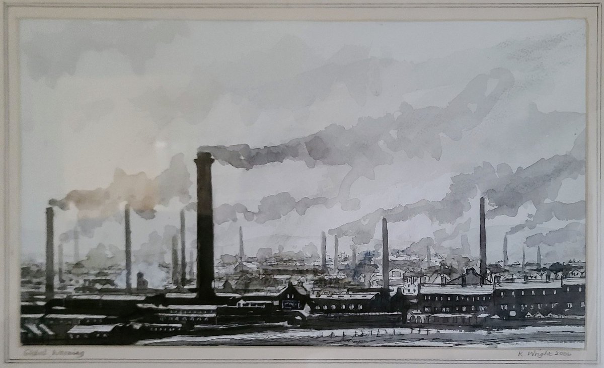 PozzerGui's tweet photo. I've been very lucky when I visit second-hand shops.
Here is a watercolour painting entitled "Global Warming". https://t.co/ErmKxDx3Bt
