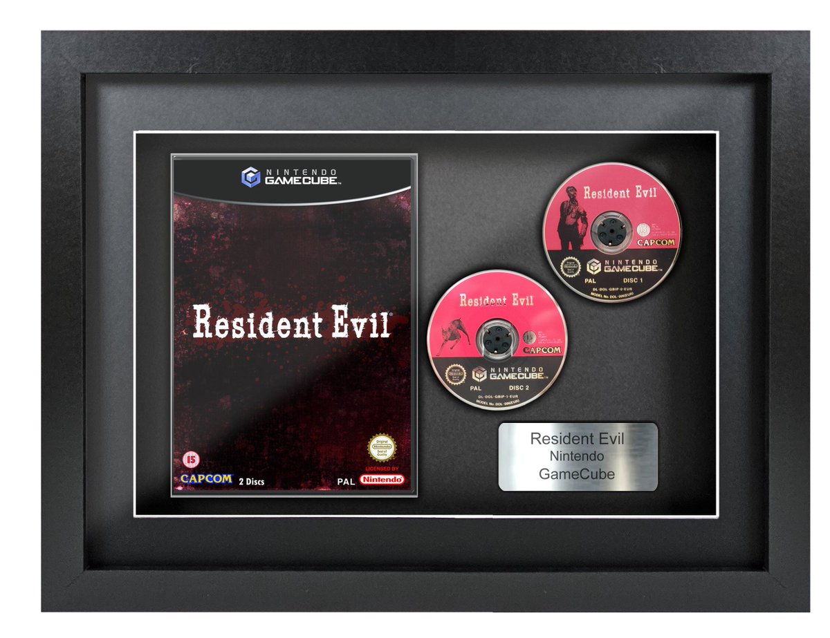RetroFramesCo's tweet photo. COMING SOON!! #ResidentEvil #GameCube framed games!!
#ResidentEvil2 #Gamer #Nintendo #NintendoGamecube #FramedGame #RetroFrames https://t.co/rqWoyBfSIq