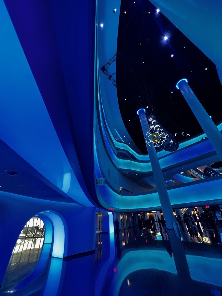 ICRAVE's tweet photo. At ICRAVE, taking on new challenges in immersive design experiences is our compass, and @SphereVegas  is our biggest canvas yet. We proudly took on the challenge to create the interior experience, design, and lighting for this incredible venue and hope you can see it for yourself https://t.co/1JOoQ4Wa4Z