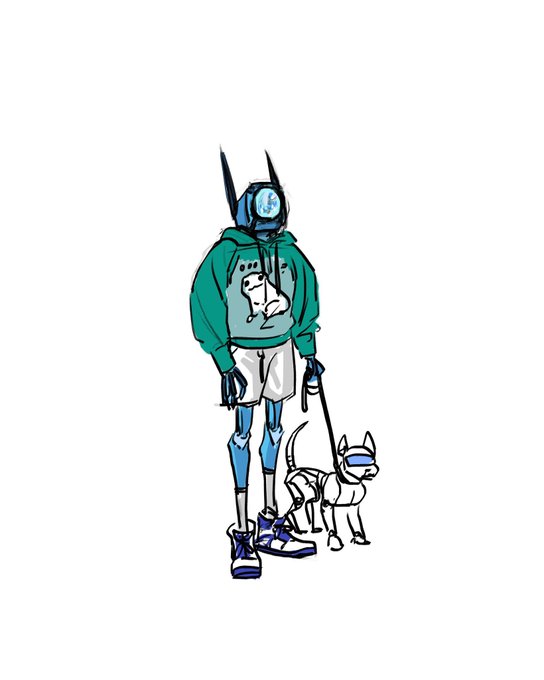 「人型ロボット シンプルな背景」のTwitter画像/イラスト(新着)｜3ページ目