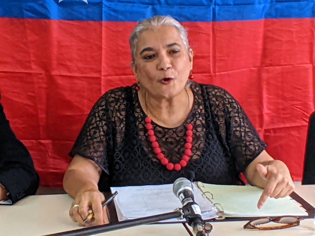 #LoDijo🗣️|| Rectora Belkis Bigott: "A todos ustedes desde el reconocimiento de las autoridades universitarias nuestra invitación a continuar su trabajo pero recordando que aquellos compañeros que quieran autopostularse lo pueden hacer, participando en esta comunidad  Unemista".