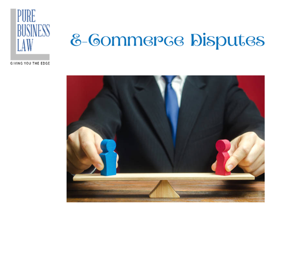 If you are involved in an e-commerce dispute of any kind, the dedicated team of e-commerce solicitors at Pure Business Law is here to help. 

To get the expert advice you need, call 01234 938089 to speak to one of our Solicitors.