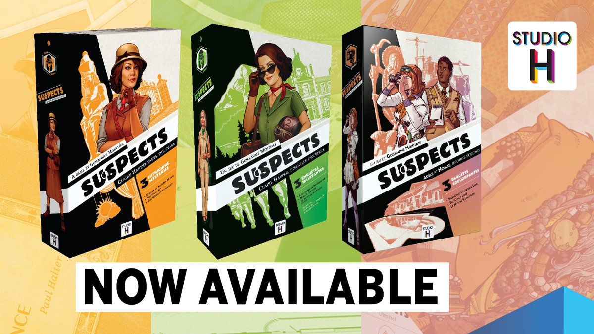 Hachette BG USA (@hachettebgusa) on Twitter photo 🚨 EXCITING NEWS!🚨
All the Suspects Games are now available online and in retail!
ℹ️ Grab the newest Suspects: hachetteboardgames.com/products/suspe… ℹ️
Some clue solving mysteries could be the perfect activity for this lovely fall season!
#SuspectsGame <a href="/Studio_H_Games/">Studio H Games</a> 🚨 EXCITING NEWS!🚨
All the Suspects Games are now available online and in retail!
ℹ️ Grab the newest Suspects: hachetteboardgames.com/products/suspe… ℹ️
Some clue solving mysteries could be the perfect activity for this lovely fall season!
#SuspectsGame <a href="/Studio_H_Games/">Studio H Games</a>
