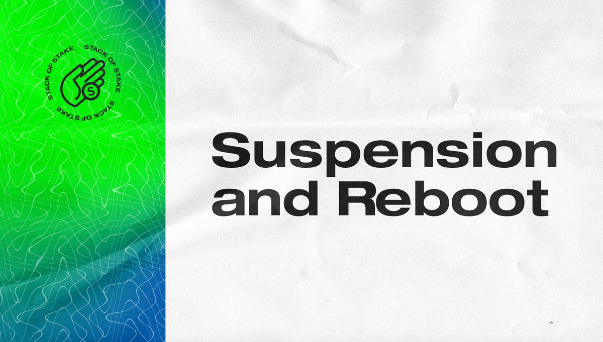 stackofstake's tweet image. Dear StackOfStake Community,
Today, we have important news to share with you.

After serving you since 2018, we're suspending staking services due to the evolving landscape of Gen1 proof-of-stake and masternode coins.

The full announcement in Discord: discord.com/channels/43224…