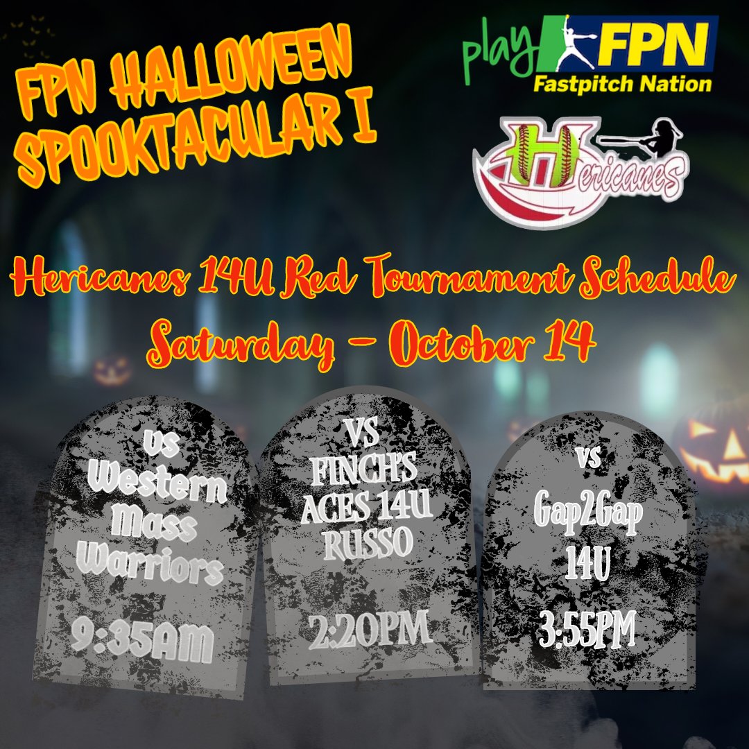 🗓️ 📢 Hericanes 14U Red are heading to Fastpitch Nation this weekend to battle it out for another 🏆

🌀🥎 #AStormIsComing