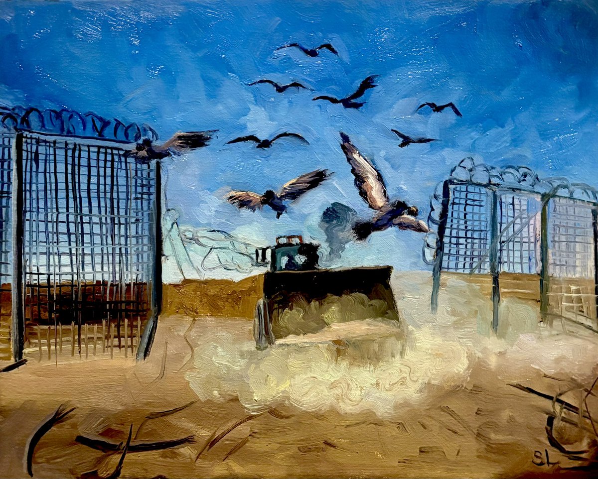 safialatif's tweet photo. Ababil, oil on panel https://t.co/1twmuqPgUB
