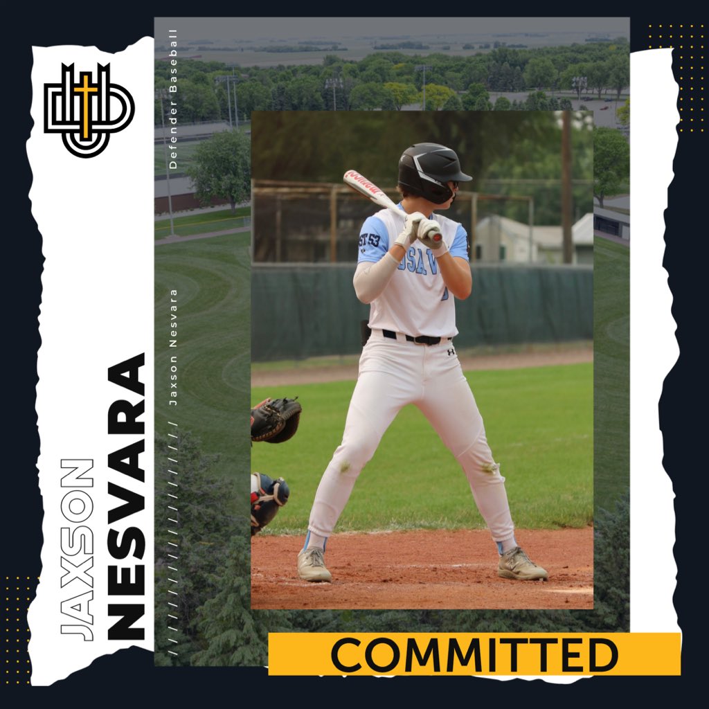 jaxson_nesvara's tweet image. All glory to God. I wanna thank my family, coaches and friends for helping me reach this goal. With that being said, I wanna announce my commitment to Dordt University to further my academic and baseball career!! #defenderway
