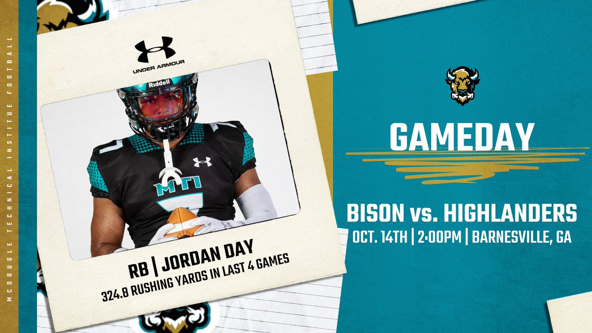 Bison football on the road this weekend in Barnesville, GA MTI vs. Gordon State College