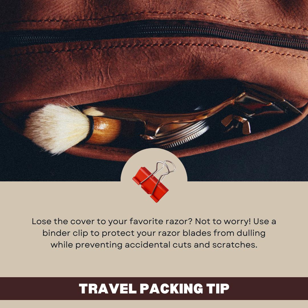 Traveling with a razor? Don't let the journey dull your blade. #PackSafe #RazorProtection #TravelEssentials #DreamJourneysLLC #DreamJourneys #journey #vacation #travel #cruise #JourneyWonderFULL #travellife #cruiselife #adventureawaits #traveling #cruising