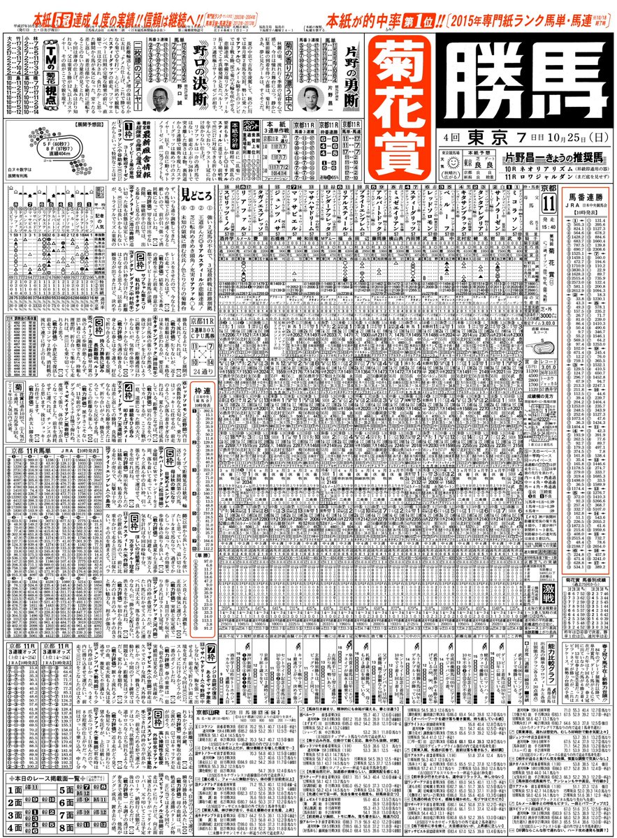 キタサンブラック菊花賞優勝おめでとうございます。 実際の菊花賞当日