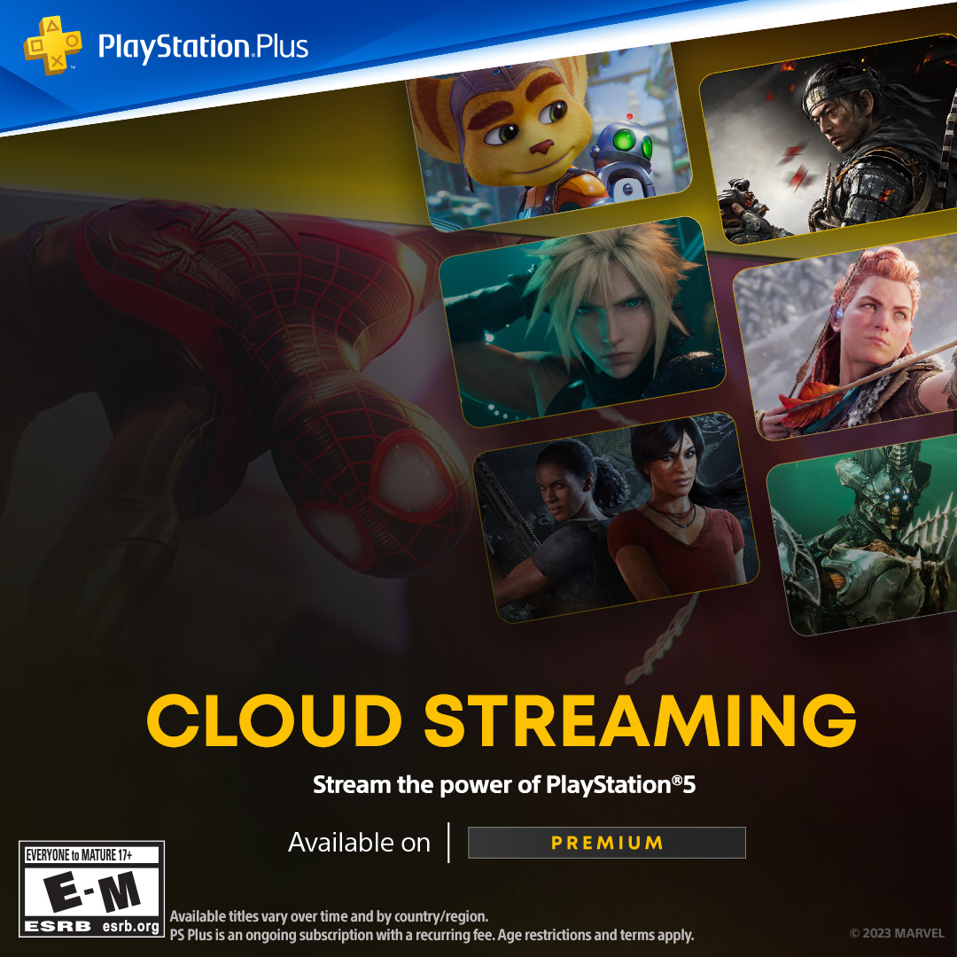 PS5 cloud streaming launches this month for PlayStation Plus Premium  members – PlayStation.Blog