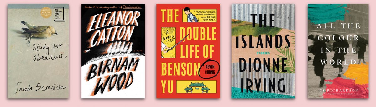 quillandquire's tweet photo. Sarah Bernstein, Eleanor Catton, Kevin Chong, Dionne Irving and CS Richardson named finalists for 2023 Scotiabank Giller Prize. https://t.co/2Unh1fvvYn https://t.co/VyYXO3aWjW