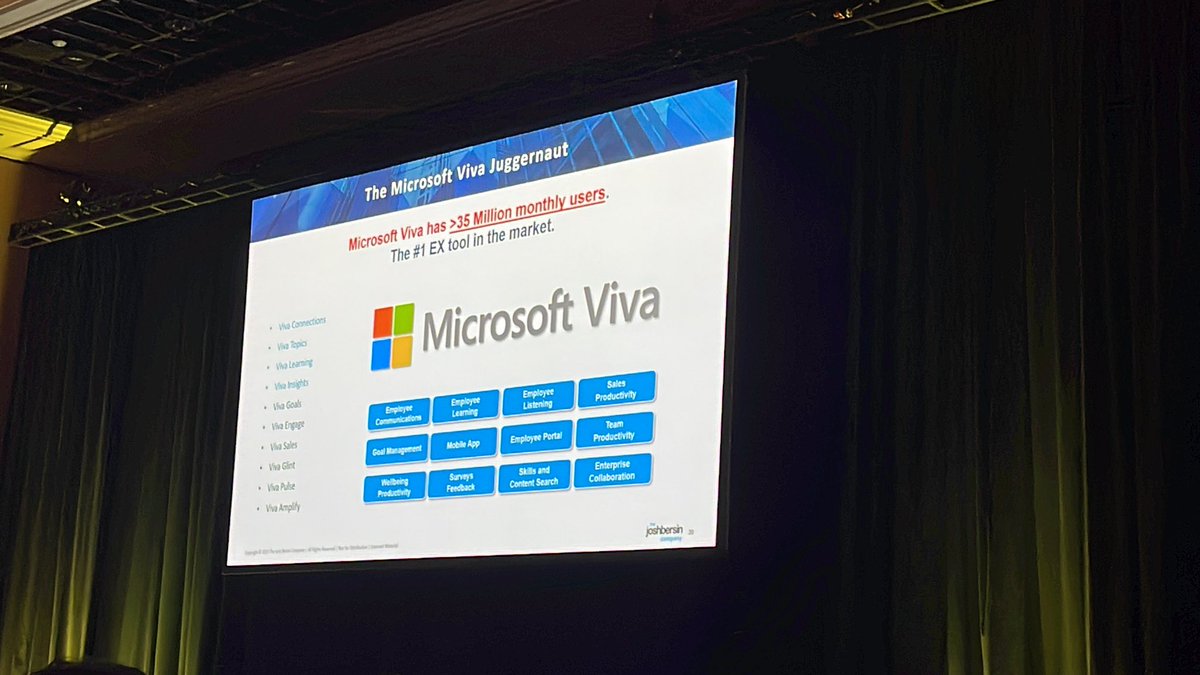 Congrats <a href="/iCIMS/">iCIMS</a> customer <a href="/Microsoft/">Microsoft</a> on dominating the market. #HRTechConf