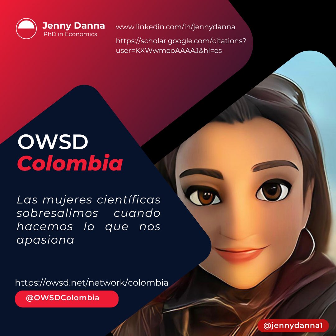 Las #MujeresCientificas somos ejemplo de perseverancia e inspiración para las niñas, somos un referente y debemos seguir trabajando para sobresalir y visibilizar nuestros logros. ¿Qué te apasiona? #FelizMiercoles #Mujer #Ciencia <a href="/MincienciasCo/">MinCiencias Colombia</a>