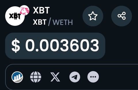 XBTWORLDWIDE's tweet photo. The $XBT social links on DexTools have been updated!

https://t.co/UH7gZKCHXE https://t.co/1yUKvjQt0t