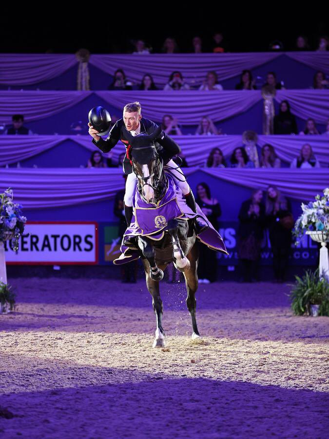 Great week at HOYS. Horses feeling in good form. Crowds were amazing. Thanks for the support. Same time next year 💜💜💜 #hoys #2023 #nec #birmingham #horses #showjumping #equestrian