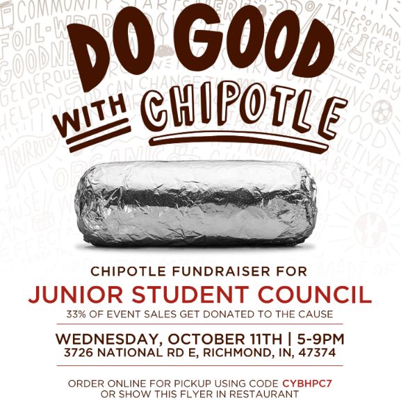 You can support the Junior Class of RHS Student Council TONIGHT!  Use code CYBHPC7.
Thanks for supporting prom fundraising!