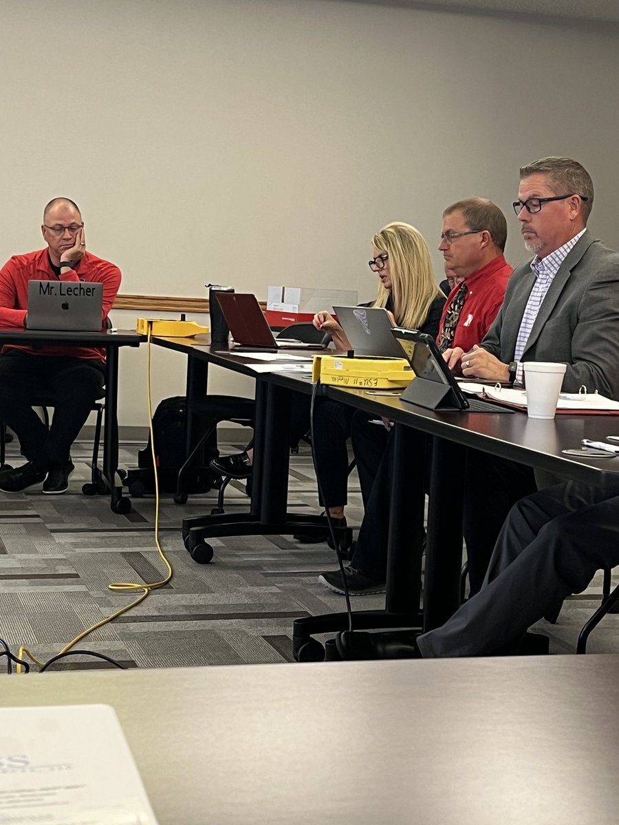 NCSACinde's tweet image. @esu11 Superintendent Meeting with director reports on technology, SPED, and teaching &amp;amp; learning. #TurnitUptoESU11

Brad Dirksen @NDE_GOV presented positive changes in rule 21 &amp;amp; 24 on certification and accreditation. 
 
Delicious lunch &amp;amp; @NRCSA1980 meeting followed. #RootedNe