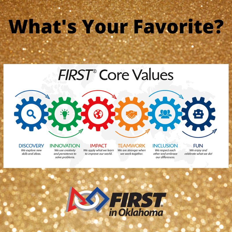FIRSTinOklahoma's tweet photo. The FIRST philosophies of Gracious Professionalism and Coopertition through the Core Value!
#FIRSTinGreenCountry #FIRSTinOK #omgrobots #FIRST #FRC #firstinspires #stem #StudentsinSTEM #morethanrobots https://t.co/V6Xx0ppK8o