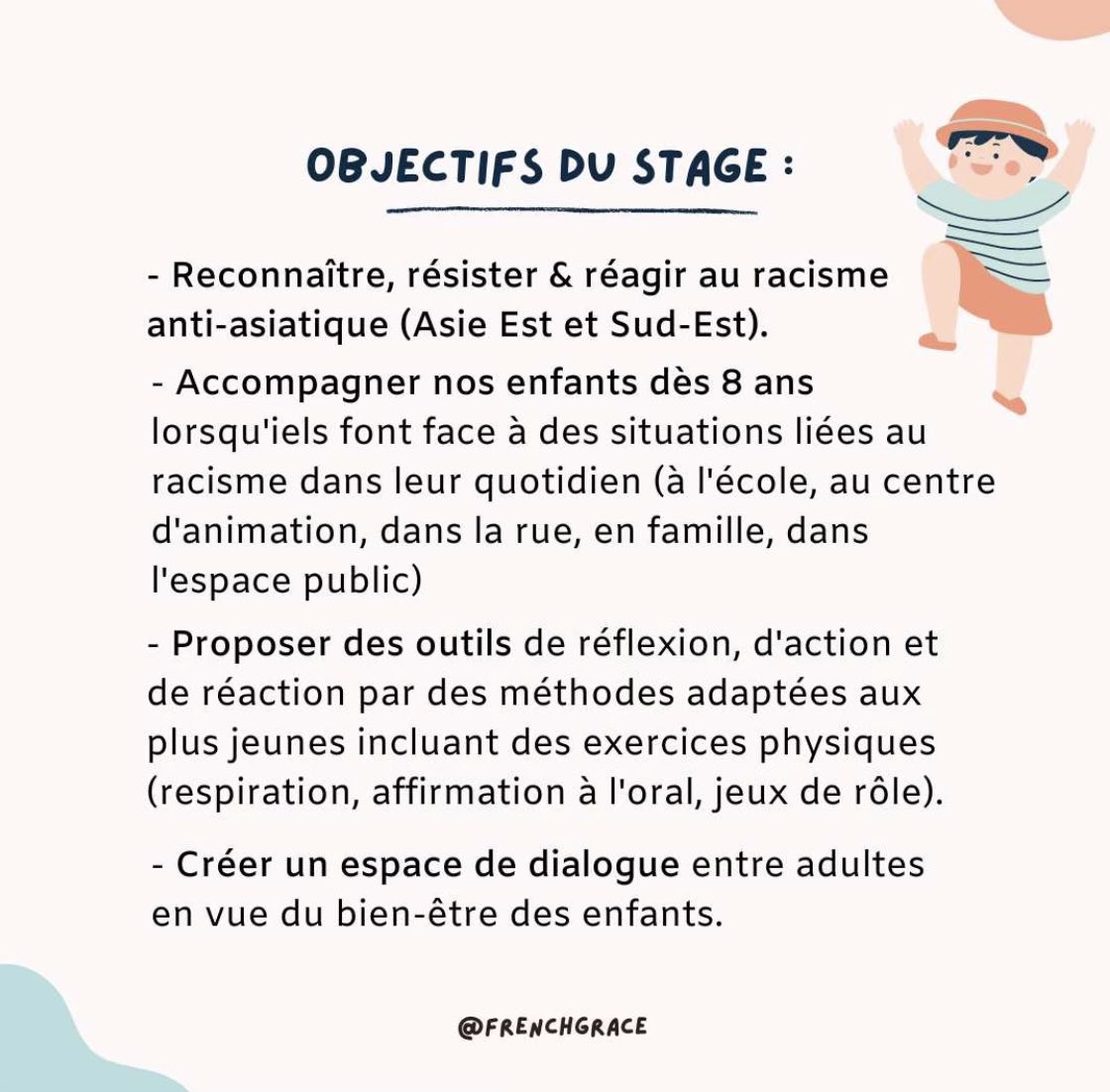 Nouvelle session Stage d’autodéfense antiraciste animée par <a href="/gracefullyfried/">grace ly</a> 

Ce stage sera filmé dans le cadre d’un documentaire pour France 5 au sujet du racisme anti-asiatique ! 

#Education #Transmission