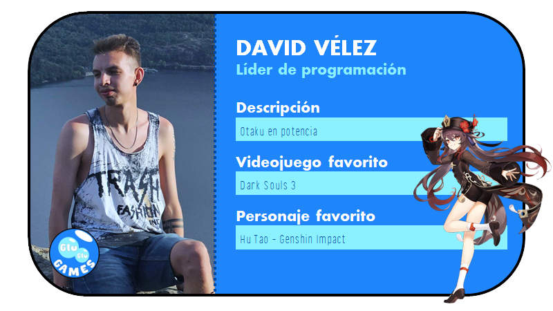 GluGluGames's tweet photo. David Vélez es el principal responsable de que el juego funcione sin problemas. 💻🌟 Si el juego va mal, ¡ya sabéis a quién echarle la culpa!

Twitter: @DeividVelReb
Linktree: https://t.co/4ne8pA78uw

#gamedev #indiedev #indiegame #gamedevelopment #gamedeveloper https://t.co/tZpn51HRXY