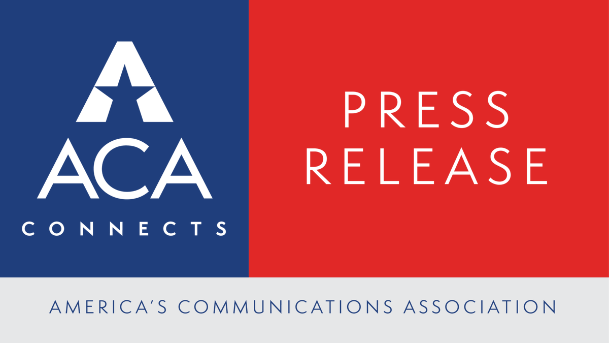ACAConnects's tweet photo. ACA Connects Statement on FCC Proposals Regarding Broadcast Blackouts
https://t.co/NmFOBG6P1F https://t.co/BuYTqmHxLH