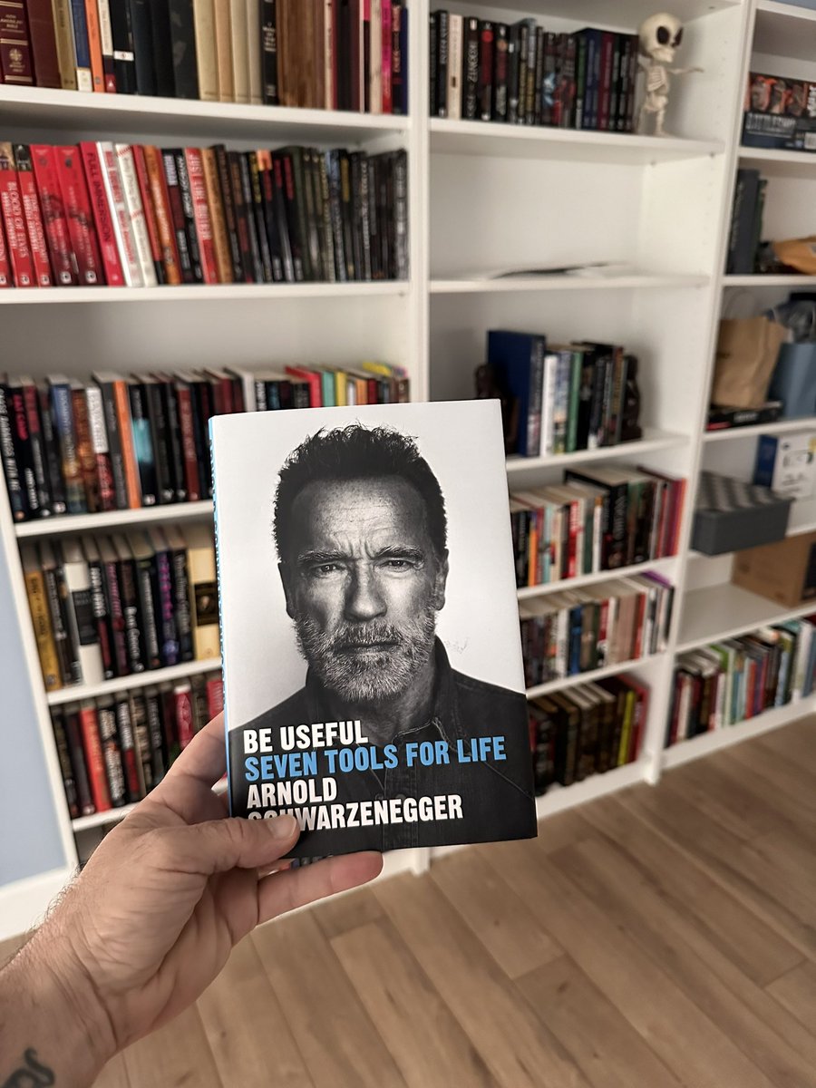 baholley's tweet image. New book to add to the library.  #beusefull @Schwarzenegger