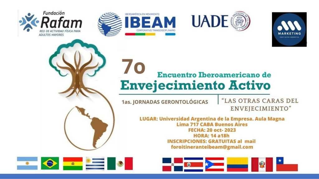InfoAlgec's tweet image. #Difundimos 📢📚 El 20 y 19 de Octubre, tendrá lugar el 7° Encuentro Iberoamericano de #EnvejecimientoActivo, organizado por #IBEAM y @UADEoficial. Conocé más del evento y cómo participar en este post.⬇️

🔗 acortar.link/u6ywgH ↗️