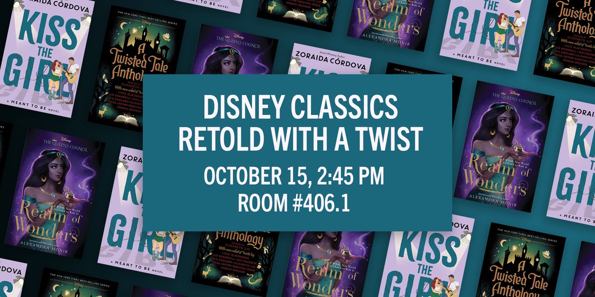 Join us for Disney Classics Retold with a Twist at #NYCC! (📍 October 15, 2:45 PM, Room #406.1)