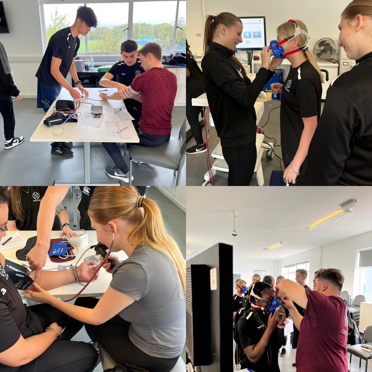 stteilos_PE's tweet photo. Massive thank you to @cardiffmet for having our A-Level pupils for a student study day. Lots of fun had and loads of knowledge gained using specialist equipment.🫀🫁🧠 We throughly enjoyed! #TeamTeilos #TeamPE https://t.co/GSYwVCypkl
