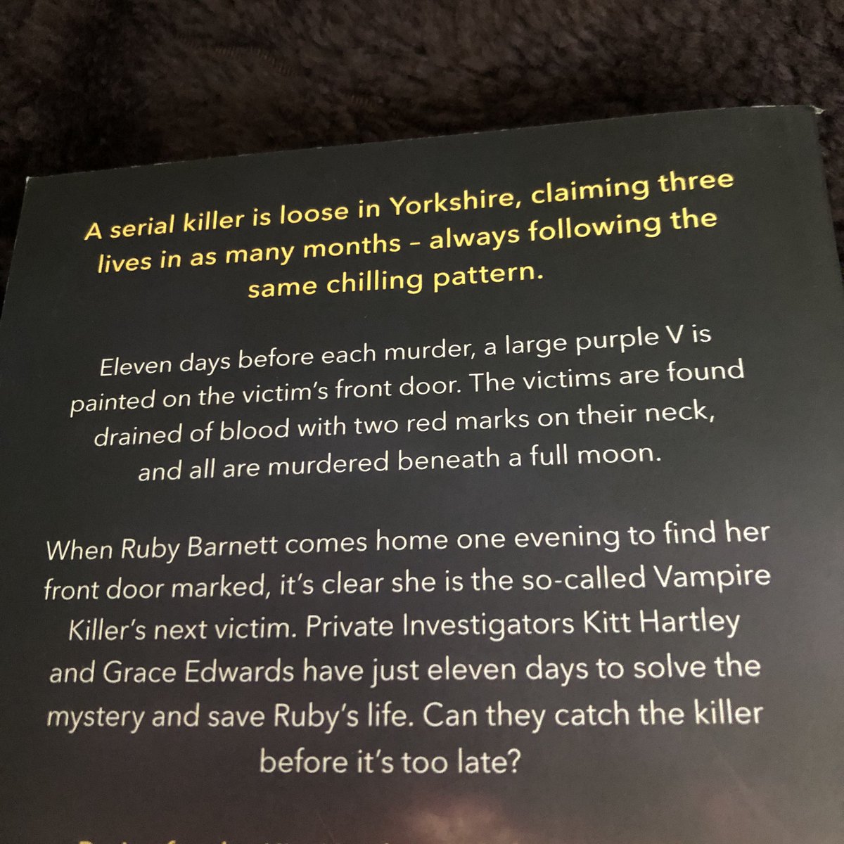 Really loved getting back to this series by @Helenography. It was great being with Kitt and her gang solving another murder mystery. Done book five and now onto book six:) ❤️📖#justread #AWitchHuntInWhitby