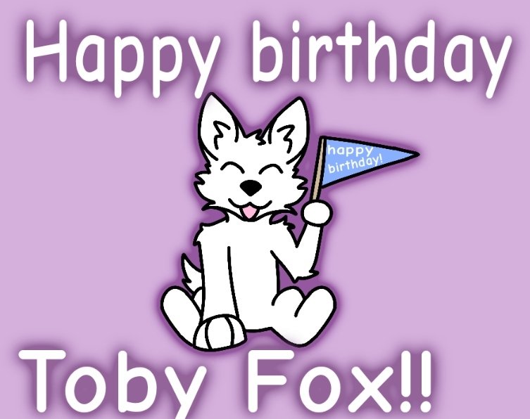 RWolf4112's tweet photo. HAPPY BIRTHDAY @tobyfox. My life is so much better thanks to you! https://t.co/eCcbgiGLyr
