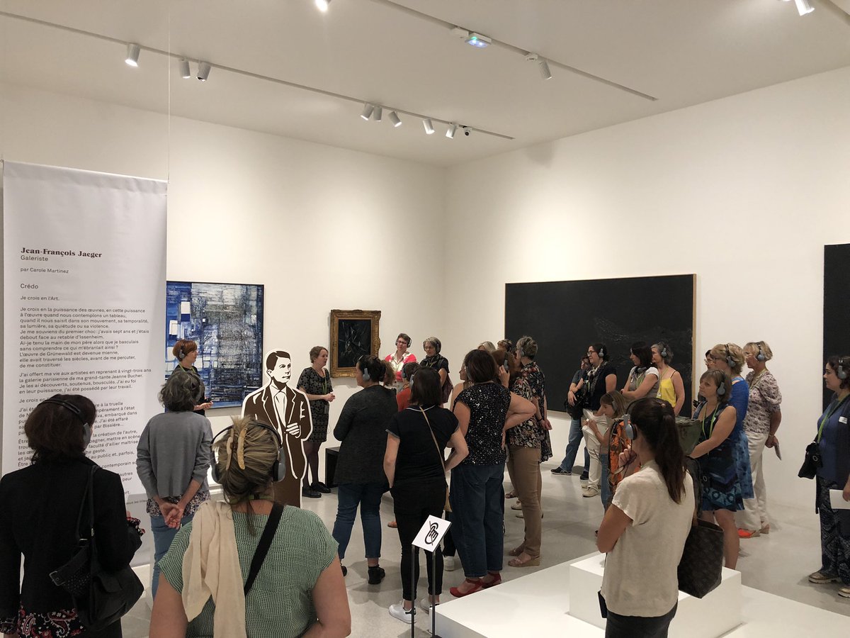 XavierGaschy's tweet photo. Rencontre de début d’année avec les enseignants de l’@acstrasbourg autour des offres éducatives du @MUnterlinden et des @ArchivesStras : une collaboration ayant attiré plus de 40 enseignants qui ont découvert la mise en place et le propos de l’expo consacrée aux 170 ans du musée. https://t.co/KfU46JWeor