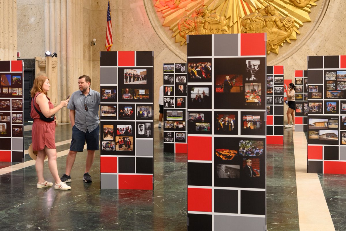 Celebrate 100 years of @texastech with us! 🎉🤠 Inside the Hall of State, find a special Texas Tech Centennial Exhibit, focusing on their rich history, traditions, and stunning Spanish Renaissance architecture. 

📍The exhibit is open daily from 10 a.m. to 7 p.m.  #TTU100