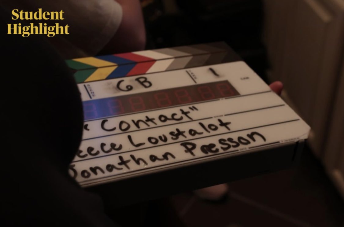 LoynoSCD's tweet photo. #LoynoFilm Senior Reece Loustalot is currently filming his senior thesis titled “Contact” coming 2024. Stay tuned 🎥🎞#StudentHighlight #Film #LoynoSCD https://t.co/KH0SAdO4Te