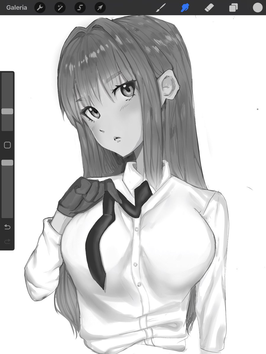 Belaweb123's tweet photo. sketch of the day... 
second day trying to grow my art ;)
#scketch #oc #animegirl https://t.co/wOxZeZLKhV