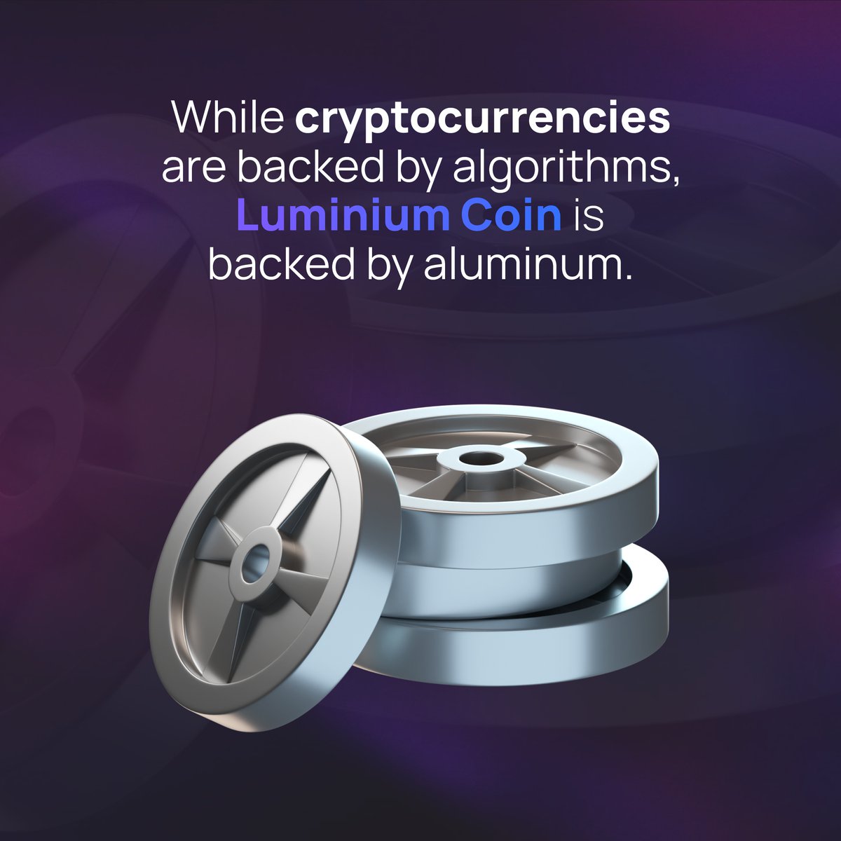 Luminium_Coin's tweet photo. While cyrptocurrencies are backed by algorithms, Luminium Coin is backed by aluminum.
https://t.co/WLKeTEpIYk
#digitalassets #aluminum #inflation #stablecoin #digitalcurrency #tokenizemetals #tokenizecommodities #assetbackedmoney #miamitech #fintech #invest #commodities https://t.co/DnF85Wnj1K
