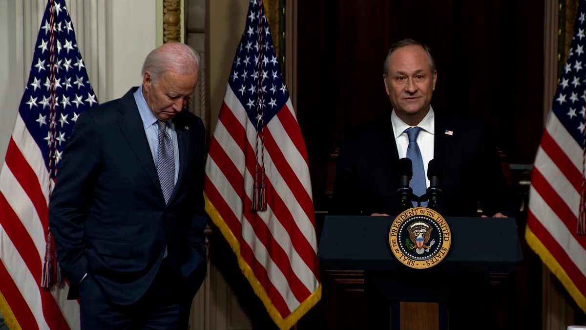 Doug Emhoff on Hamas' attack on Israel: "Like all Jews, I feel a deep, visceral connection to Israel and its people. We witnessed a mass murder of innocent civilians. It was a terrorist assault. There is never any justification for terrorism, there are no two sides to this issue"