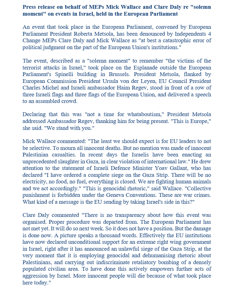 Clare Daly tweet media