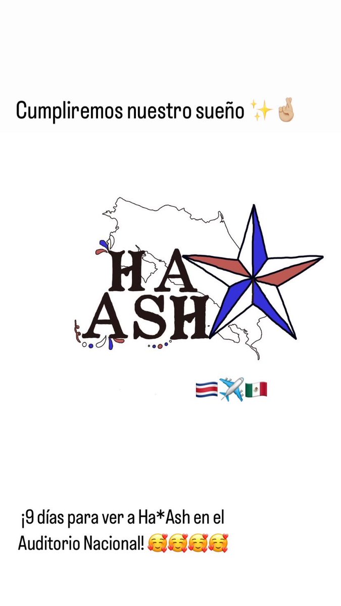 ¡Estamos a 9 días de cumplir nuestro sueño! <a href="/haashoficial/">Ha*Ash</a> ❤️❤️❤️