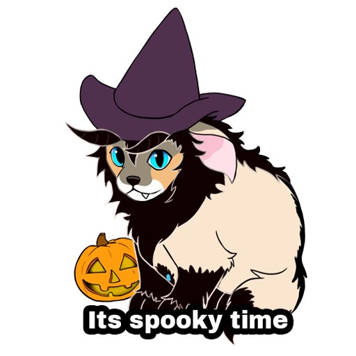 Cygote82's tweet photo. Look at these amazing Halloween stickers of Cygote and Black Ice from @RoxyRockbell! I adore their hunched bodies and blank/neutral expressions!

Only $5 each, quick turnaround time, and friendly artist! Highly recommend!! https://t.co/bBH01qKZ73