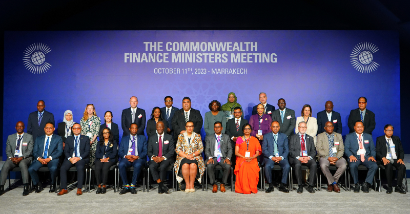 commonwealthsec's tweet photo. #Commonwealth Finance Ministers met this week at #CFMM on the sidelines of the @WorldBank and @IMFNews in Marrakesh, Morocco to discuss debt management and scaling up development finance to build resilient economies.

Read more 👉🏿: https://t.co/HS2YTyUgaT