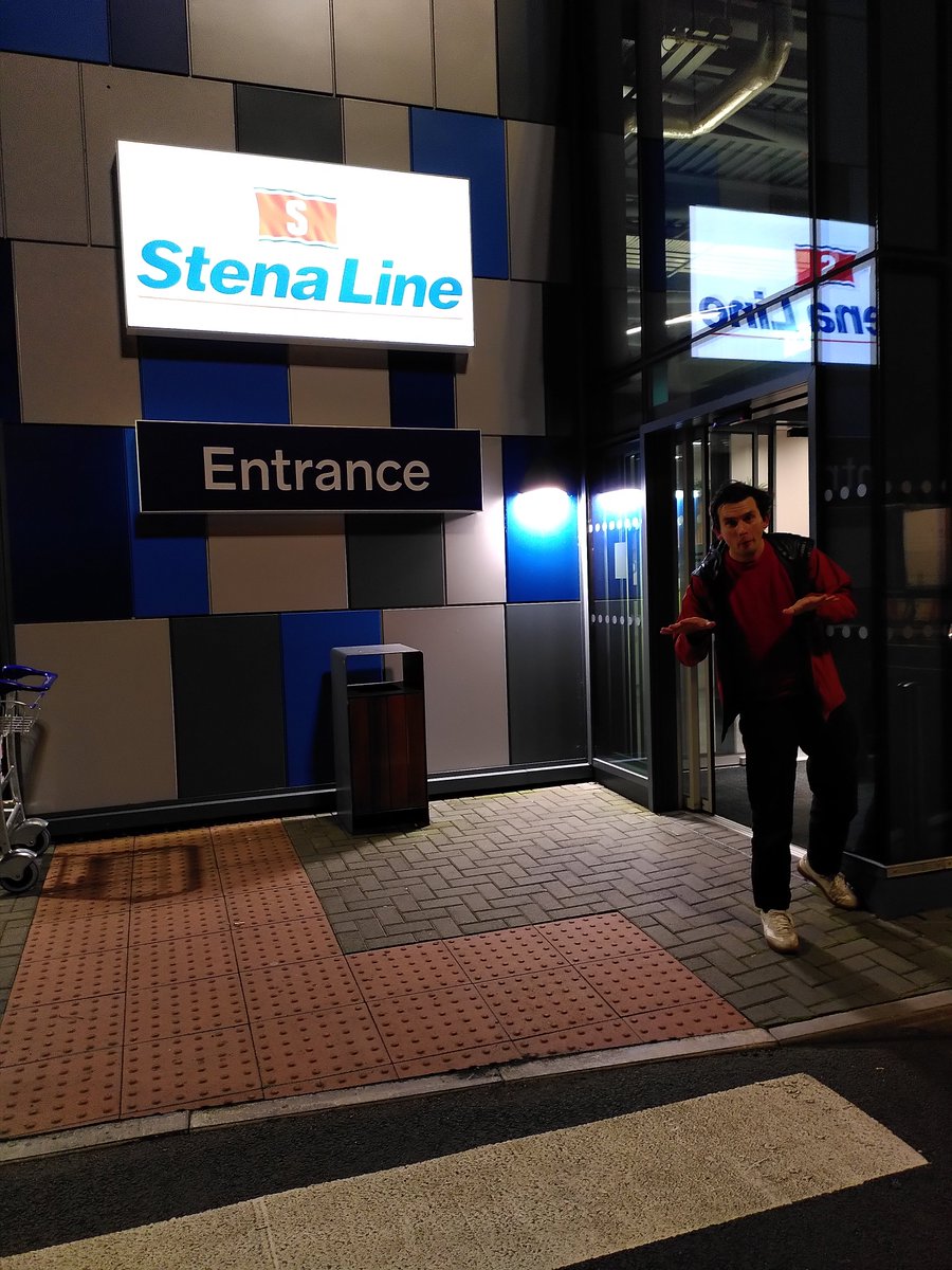 Tour Day 12 Ferry Terminal 2: Belfast Victoria Terminal 2. New and modern and shiny and bright, starting my journey to Liverpool through the night. Seat 25: Cabin 867 aboard the Stena Embla. A cosy and windowless place to spend 8 hours. Can't wait.