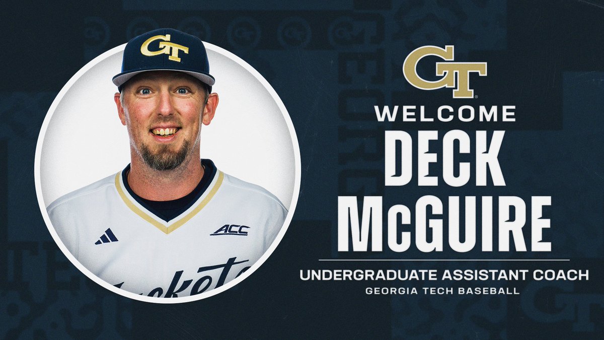 GTBaseball's tweet image. OFFICIAL: The Jackets add @deckmcguire and @Jay44Rich to its support staff; elevate @zpink11 to assistant coach 😤

🔗 buzz.gt/BSB-101123